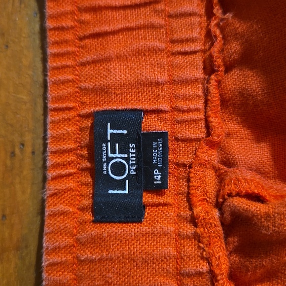 Loft linen wideleg pants 14p - Picture 2 of 10